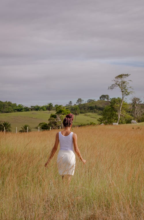 Woman Standing in a Field 