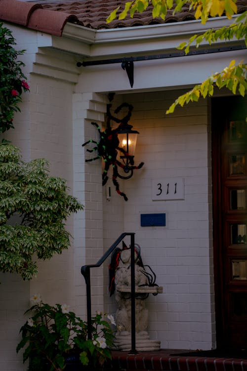 Porch in Front of a House 