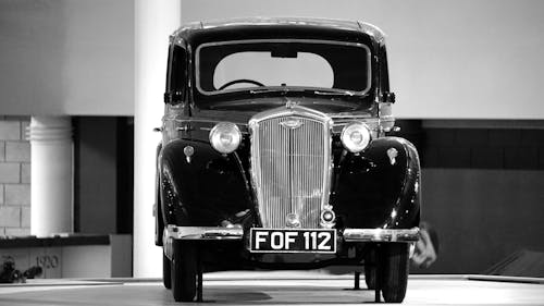 Schwarzes Oldtimer