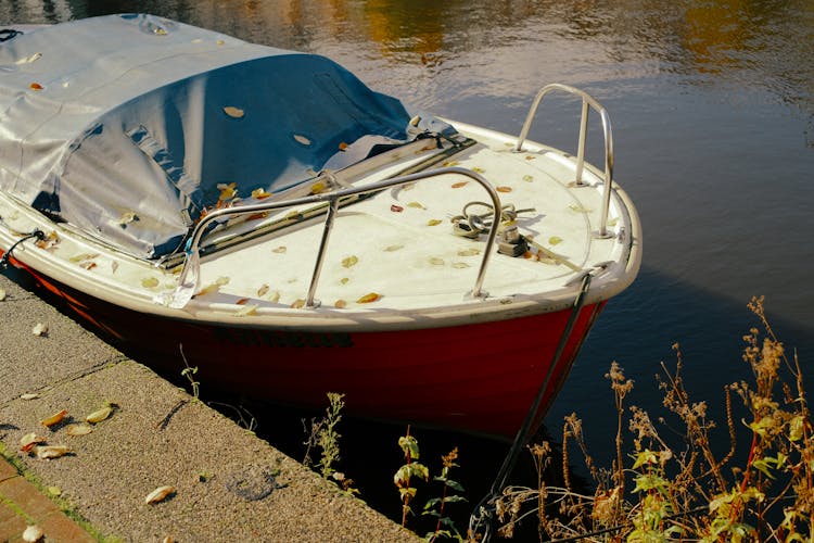 Cover On Motorboat