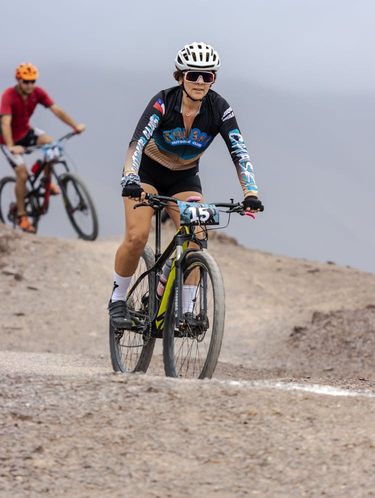 Photo Of People Mountain Bike Racing 