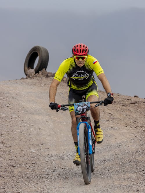 A Man on a Bicycle 