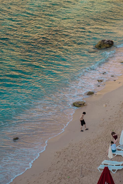 boş zaman, dalga, deniz içeren Ücretsiz stok fotoğraf