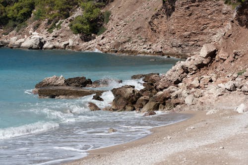 Ingyenes stockfotó festői, strand, sziklák témában