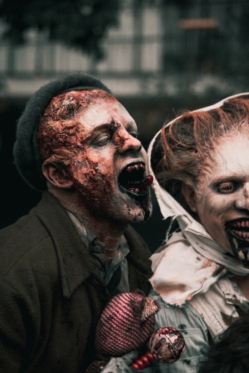 Foto d'estoc gratuïta de apocalipsi zombie, disfresses, esgarrifós