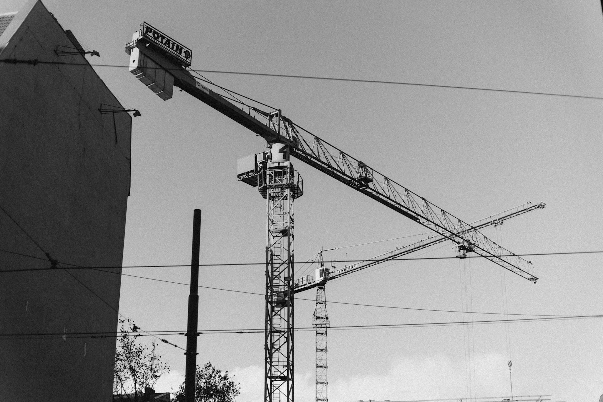 Crane on a Construction Site