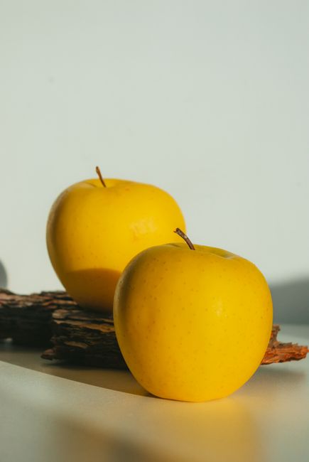 golden apple close up