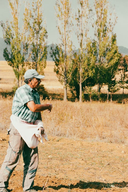 A Farmer in a Field