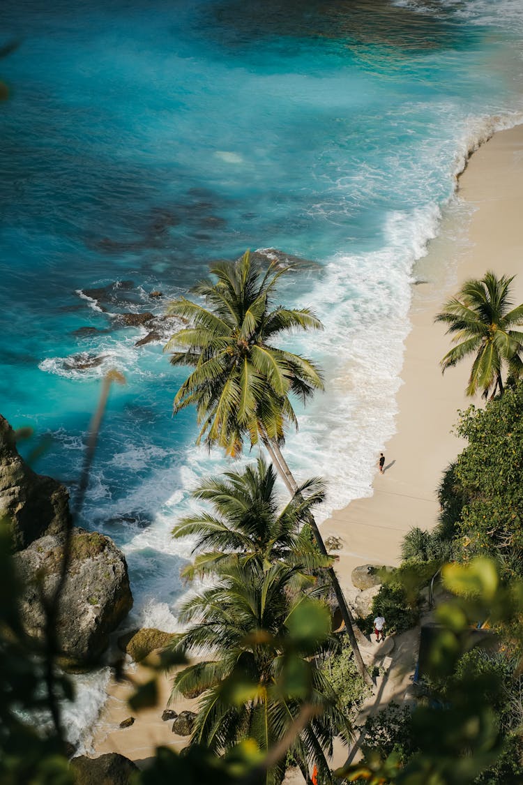 Turquoise Sea Off The Coast Of Bali