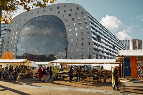 Modern Market Hall in Rotterdam