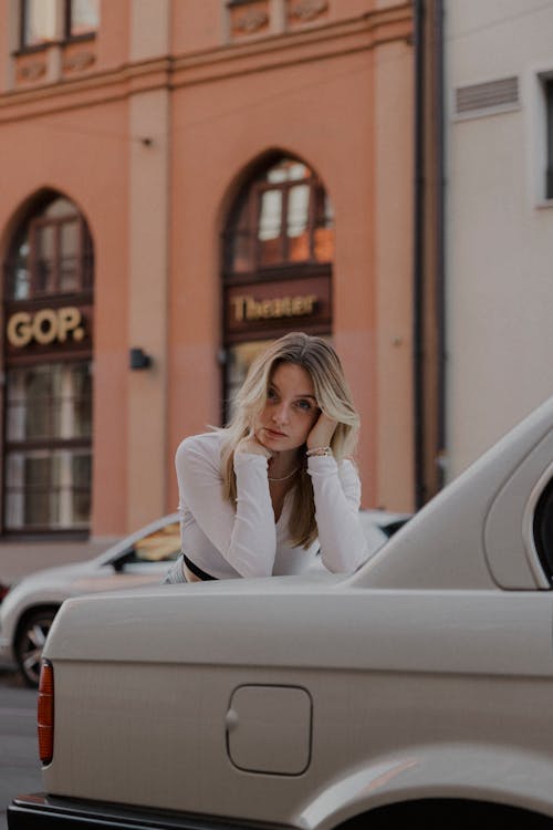 Imagine de stoc gratuită din automobil, blondă, femeie