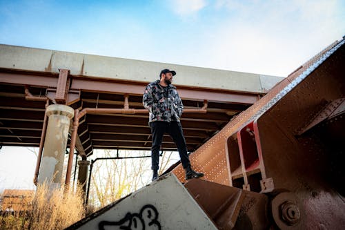 Man in Cap and Jacket 