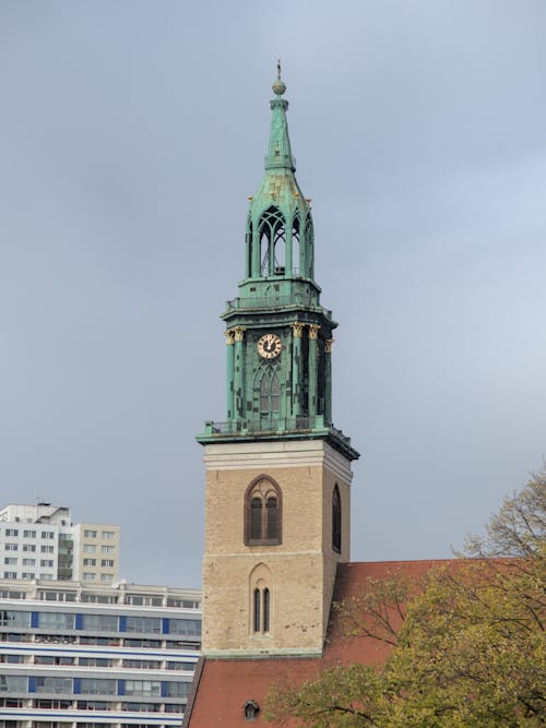 The Tower of the St. Marys Church, Berlin, Germany 