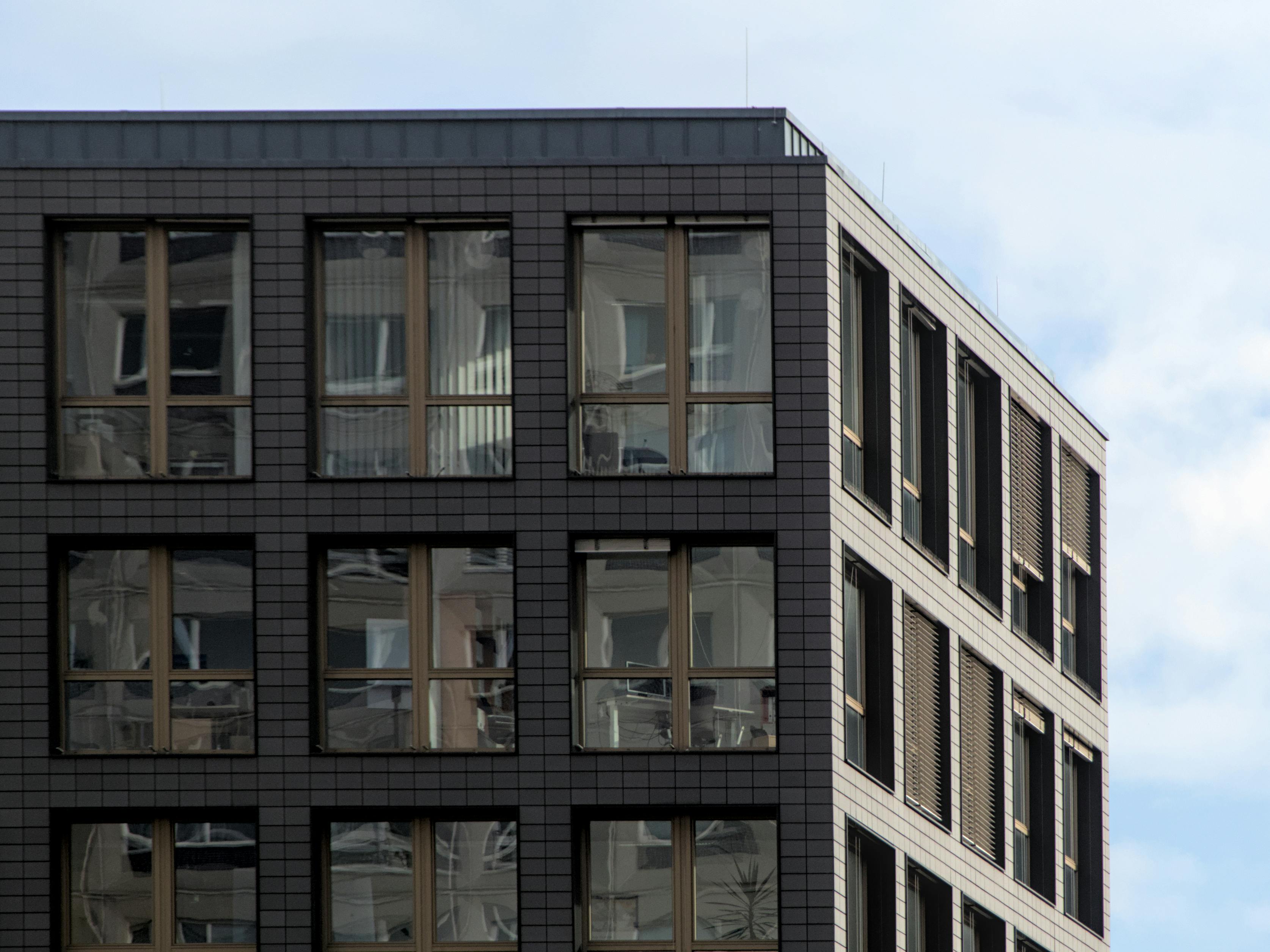 Corner of Office Building · Free Stock Photo