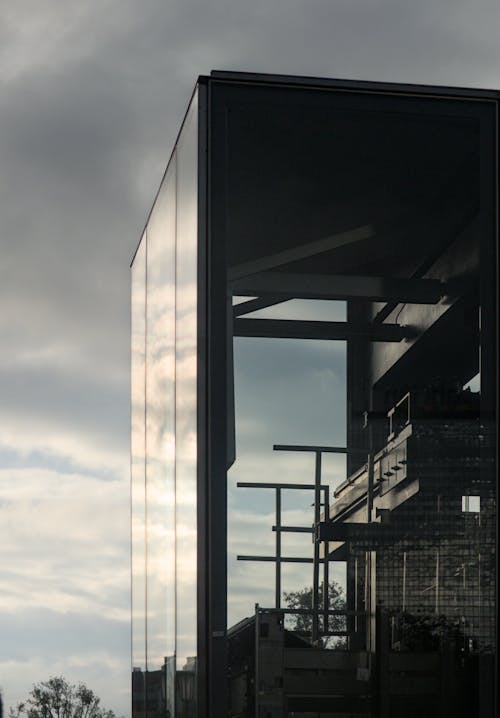 Glass Facade of a Modern Building 