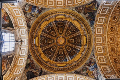 Бесплатное стоковое фото с базилика Сан-Пьетро, ватикан, возрождение