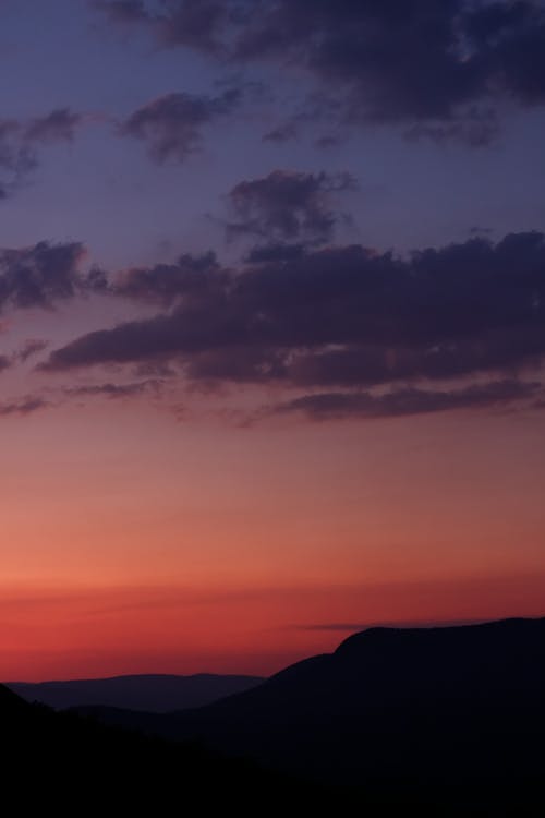 多彩的天空, 天空, 山 的 免费素材图片