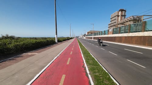 Foto profissional grátis de bicicleta, litoral
