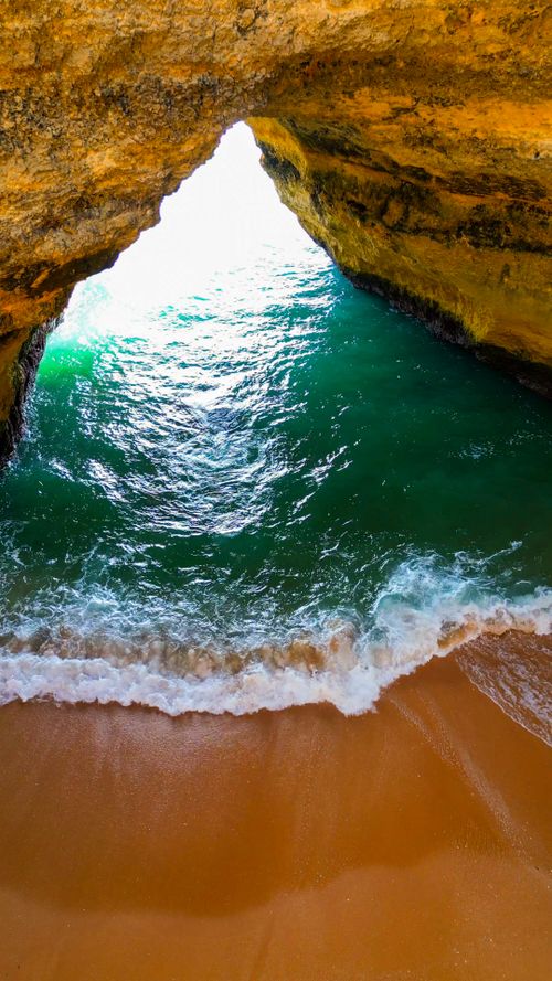 Free Inside of Benagil Cave Stock Photo