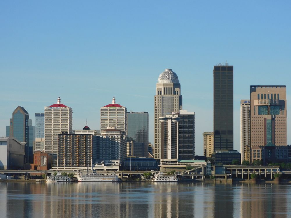 Old Louisville street and buildings in Louisville
