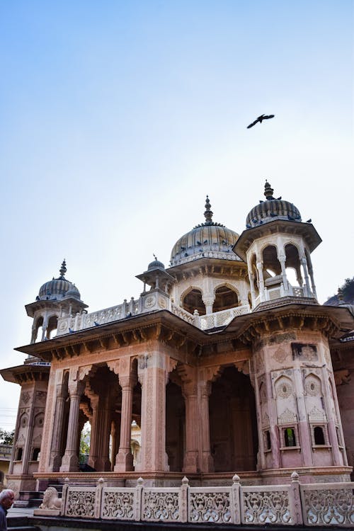 View of a Monument in Gaitore Ki Chhatriyan, Jaipur, India 