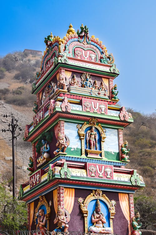 Ancient Temple in Jaipur, India 