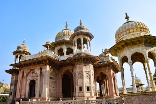 Foto stok gratis eksterior bangunan, gaitore ki chhatriyan, India