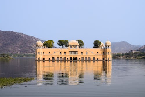 View of the Jal Mahal, Jaipur, India 
