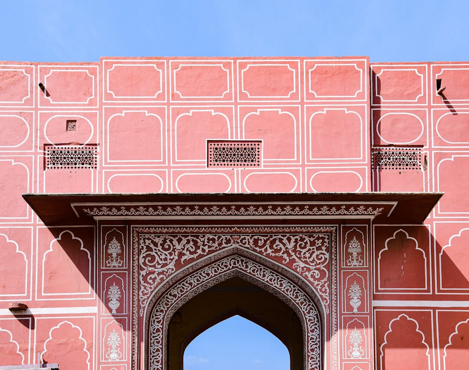 Wall of the City Palace, Jaipur, India