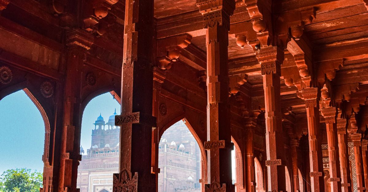 India Column Columns in the Red Fort, Delhi, India · Free Stock Photo