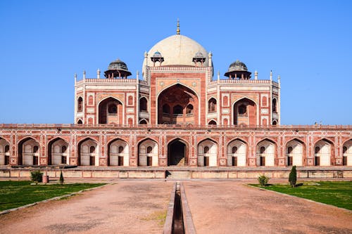 View of the Humayuns Tomb, Delhi, India 