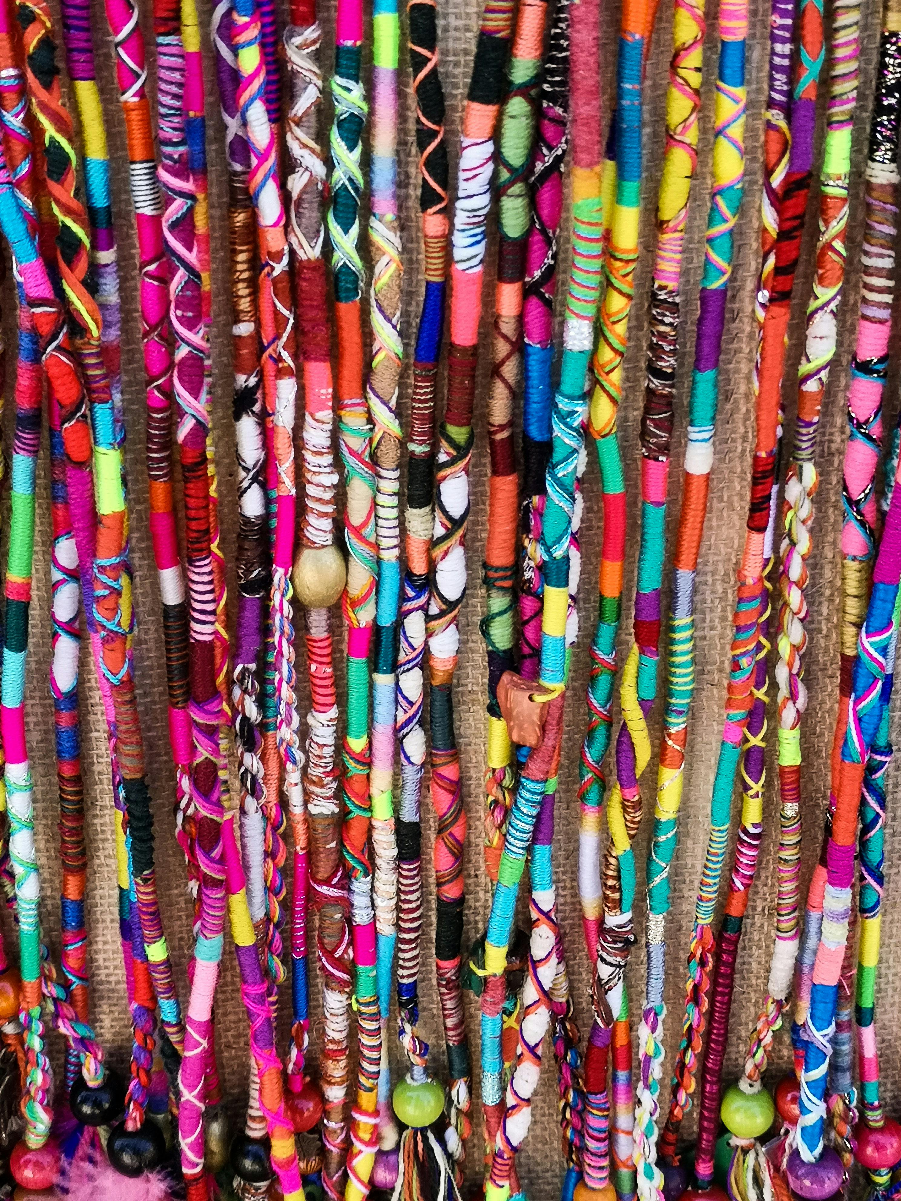 Free stock photo of colorful background, colorful rope, colors