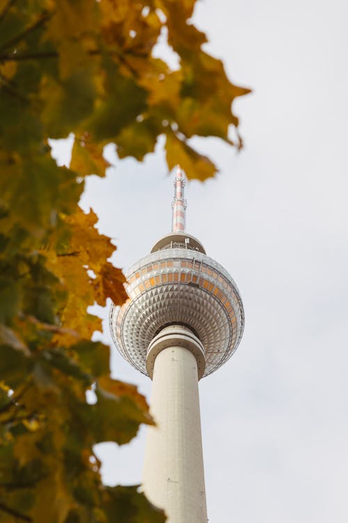 Berlin Fernsehturm in Autumn