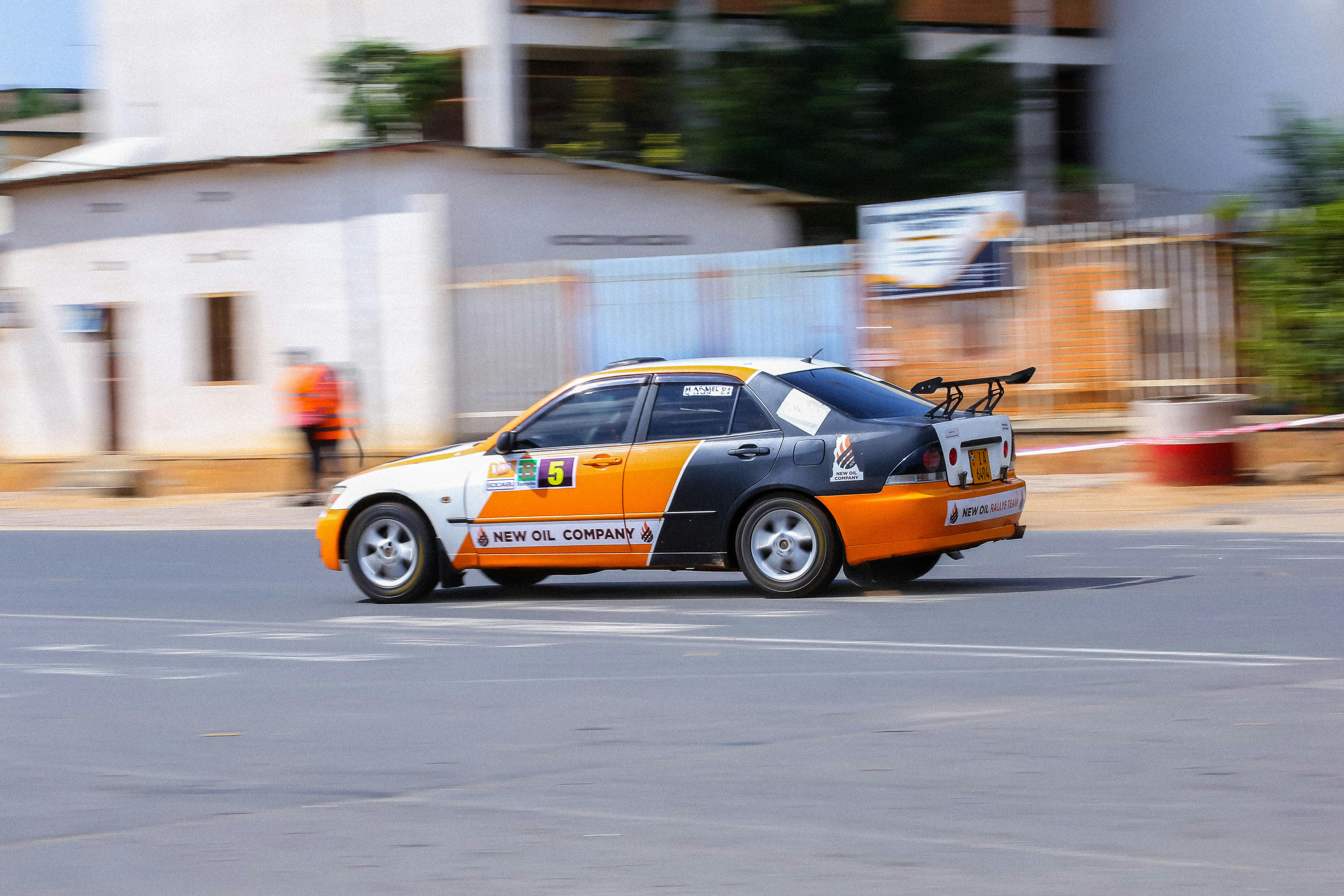 Lexus IS Race Car on Track · Free Stock Photo