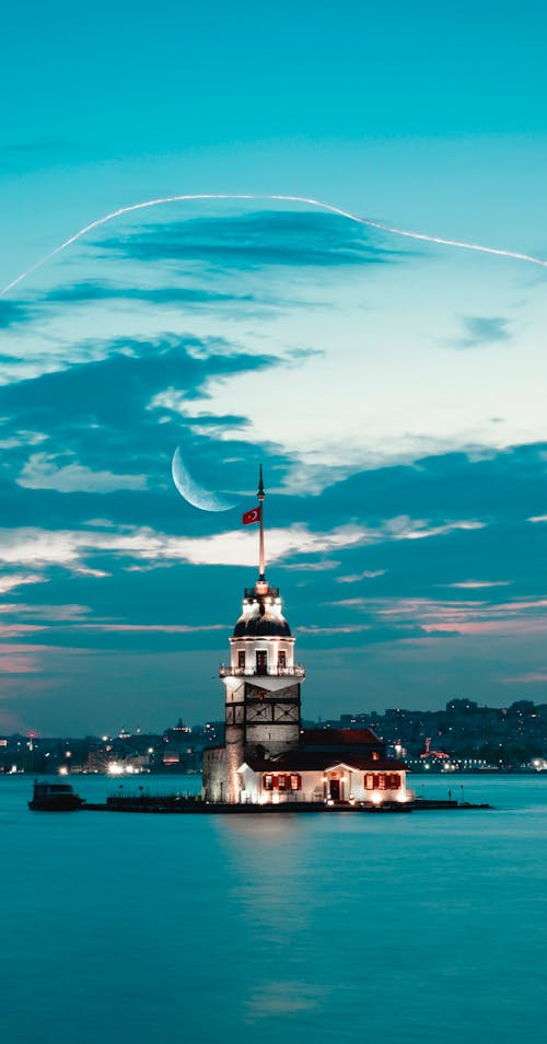 Gratis arkivbilde med daggry, fyr, Istanbul