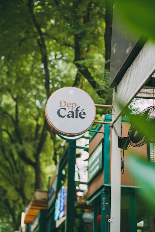 Sign of Dep Cafe in Ho Chi Minh City
