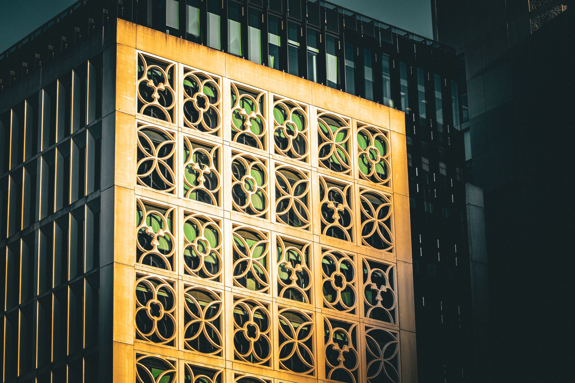 Decorative Facade of Office Building