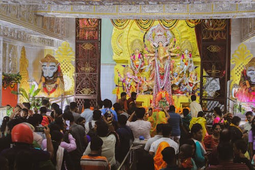 Crowd on a Traditional Ceremony 