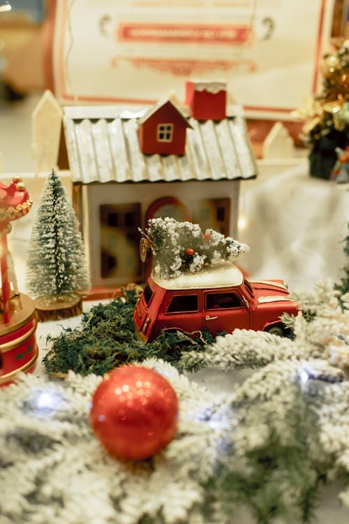 Close-up f Christmas Decorations 