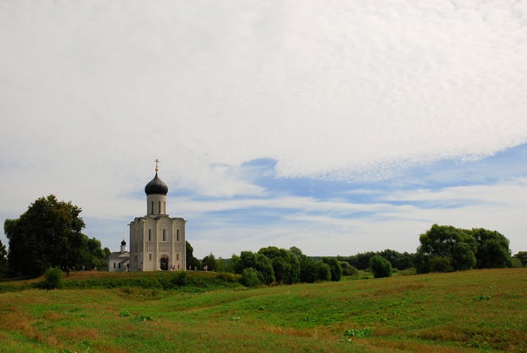 Church Of The Intercession On The Nerl In Russia 