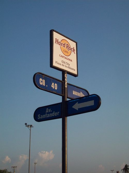 Free stock photo of hard rock sign cartagena Stock Photo