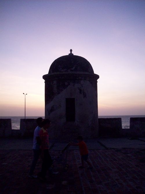 Free stock photo of cartagena, garita, sunset Stock Photo