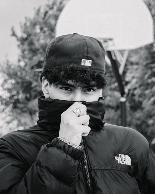 Young Man in Puffer Jacket