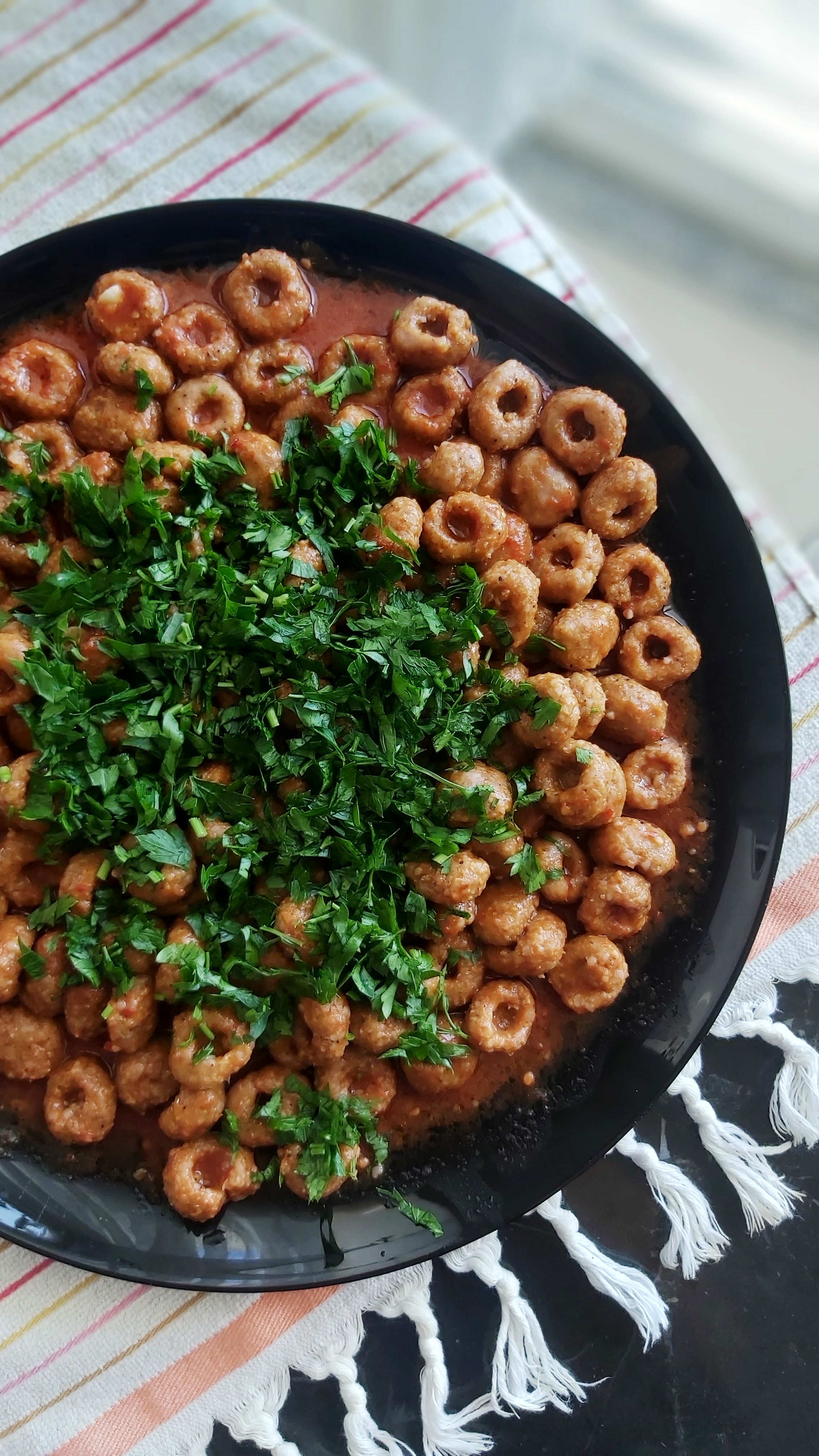 Butcher's Meatballs with Cheese Kasarlı Kasap Koftesi