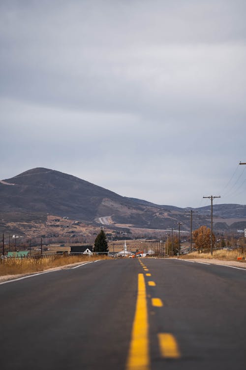 Asphalt Road in Countryside