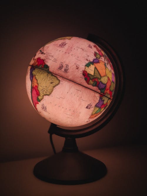 Photo of an Illuminated Globe 