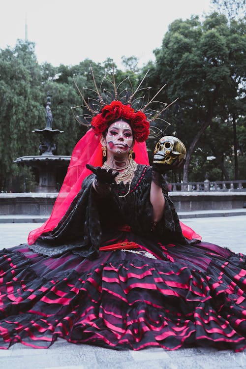 Imagine de stoc gratuită din artist, calavera catrina, costum