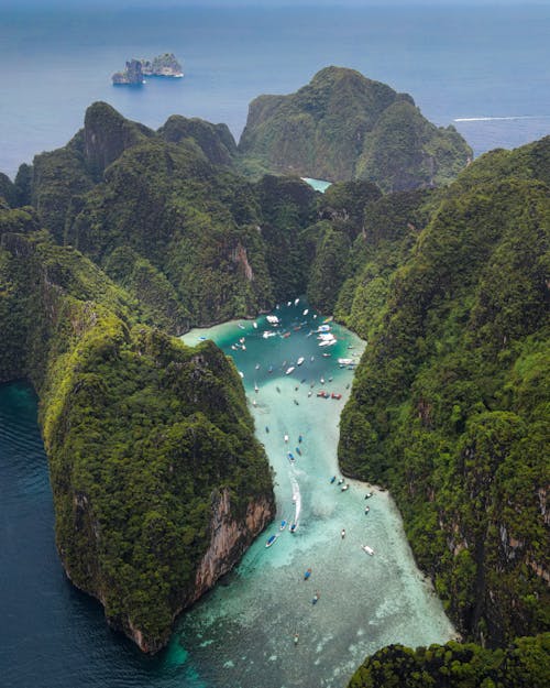 Boats in a Bay 