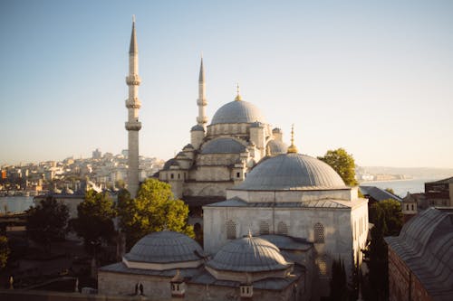 bina, din, drone çekimi içeren Ücretsiz stok fotoğraf