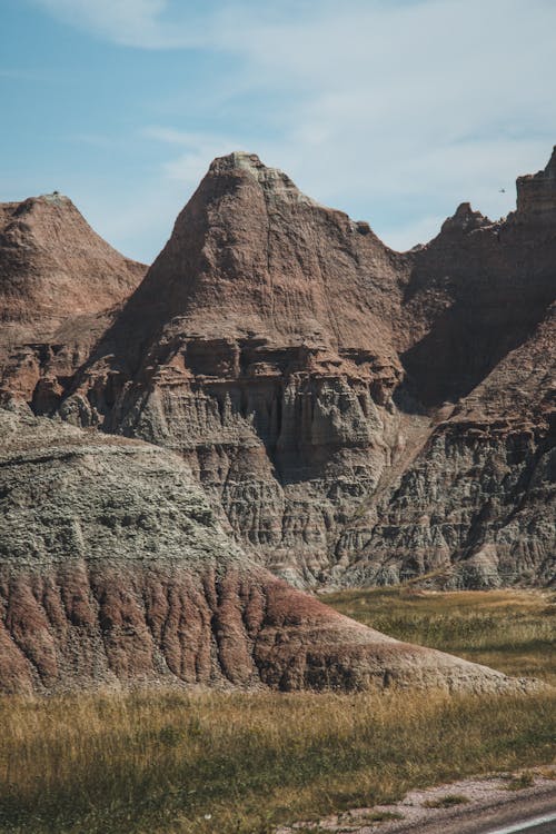 丘, 垂直ショット, 岩の無料の写真素材